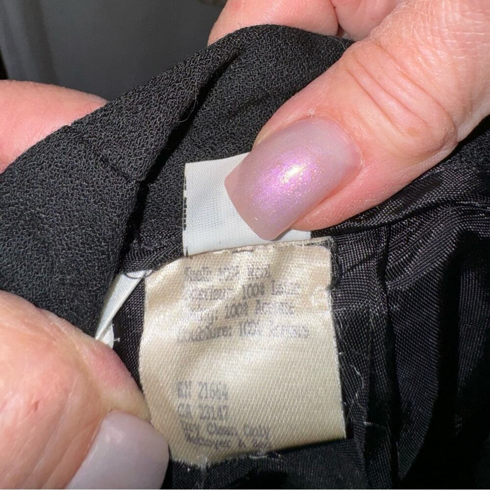 Gorgeous Barrie Pace Black Wool Pant Suit - Picture 14 of 14